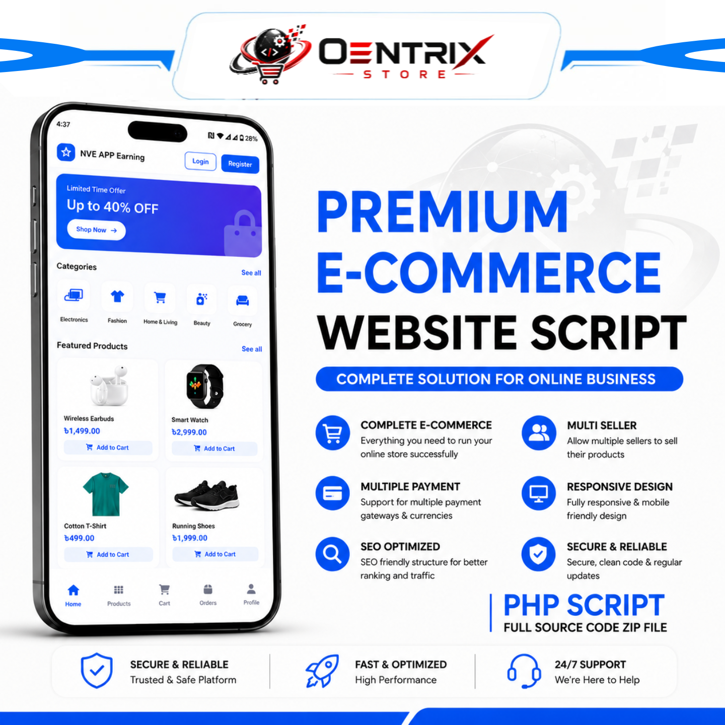 TN SHOP V2 - E-Commerce Website Script