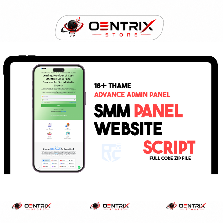 Premium Smm Panel Website 