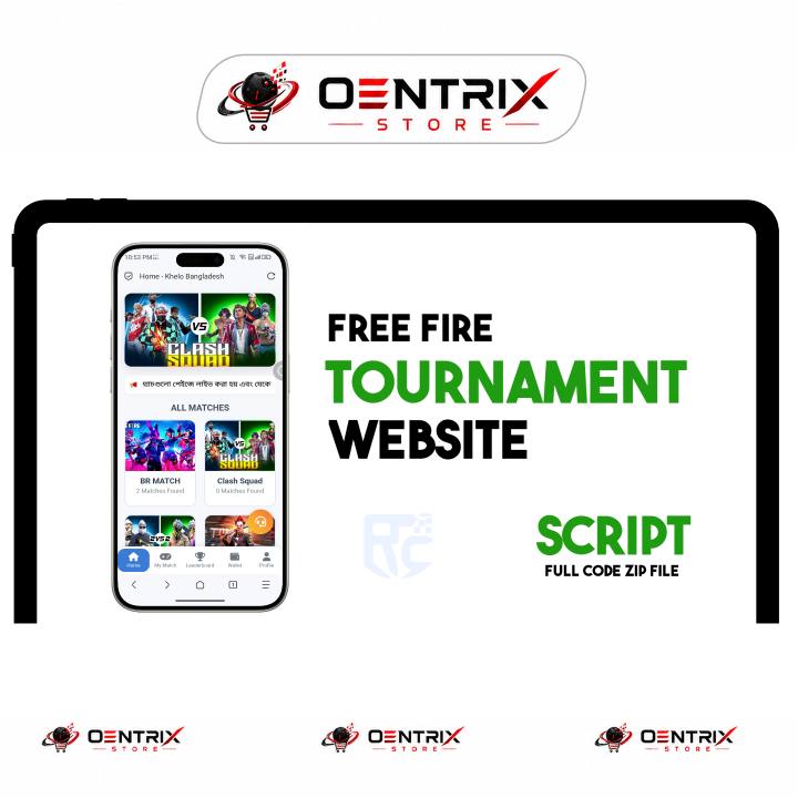 Free Fire Tournament Website
