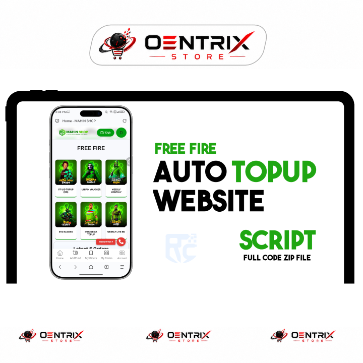 Free Fire Auto Topup Website