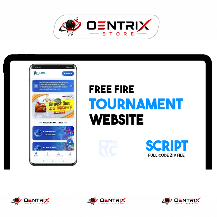 Free Fire Tournament Website