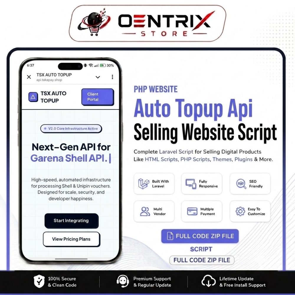 Auto Topup - API Reseller Website Script
