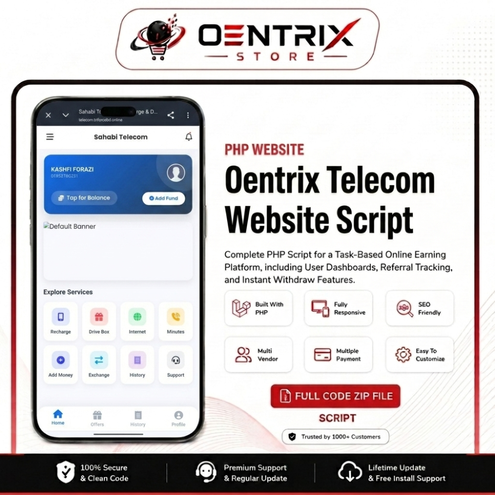Telecom Website Script