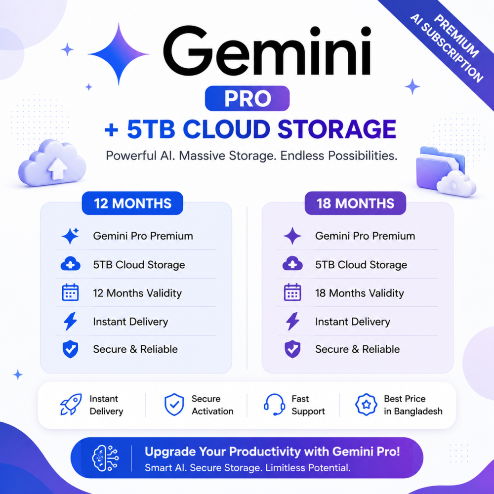 Gemini Pro + 5TB Cloud Storage
