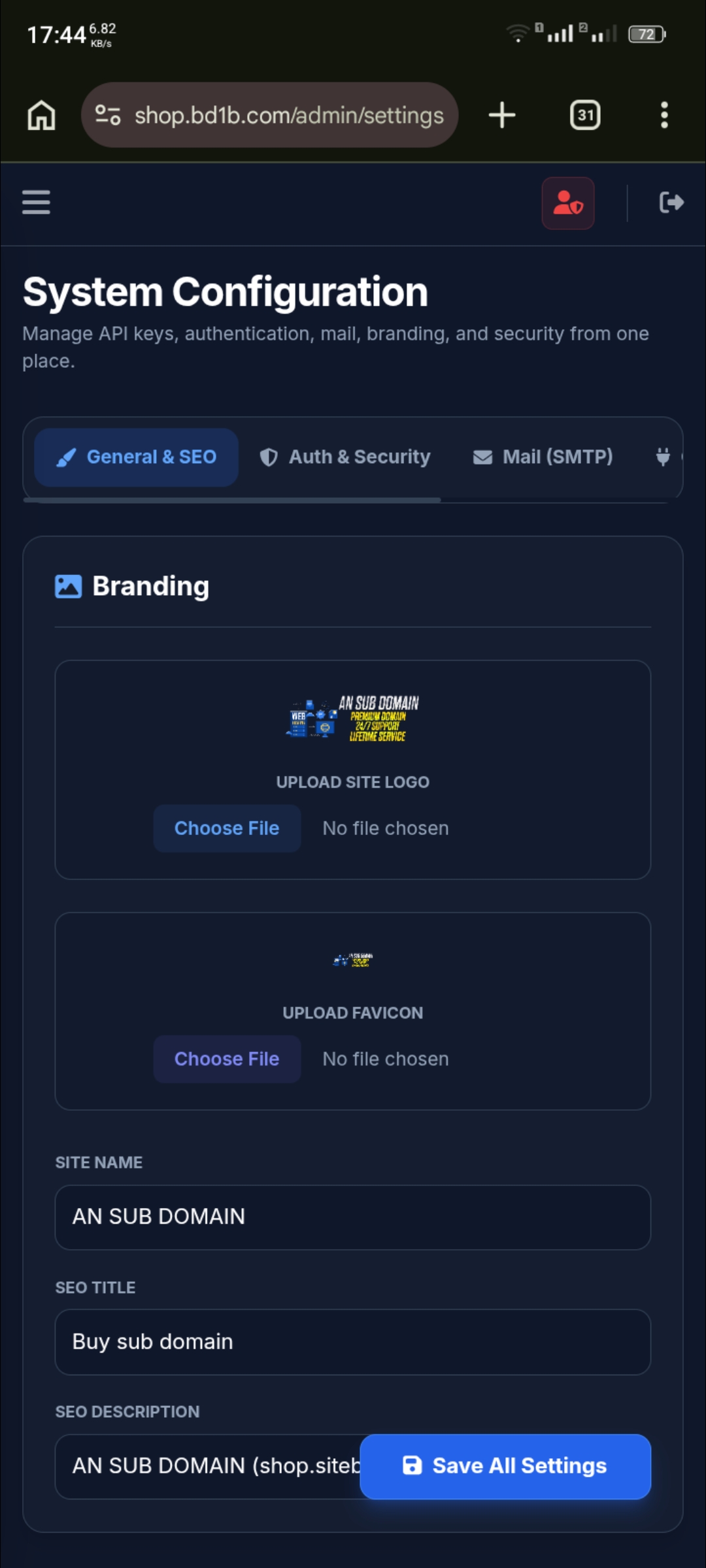 PREMIUM SUBDOMAIN MARKETPLACE SCRIPT gallery image